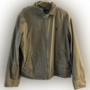 Polo army green jacket good condition lightly used